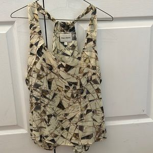 Tank style silk blouse